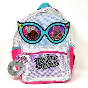 NEW LOL Surprise! 16" Backpack We Run the World School Book Bag
